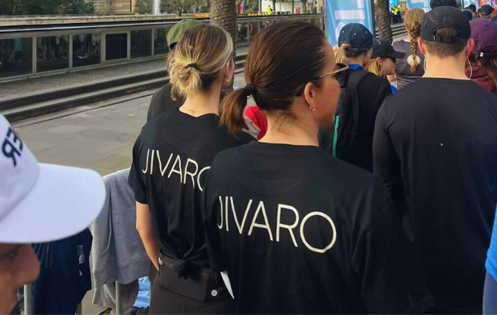 JIVARO team helping the community